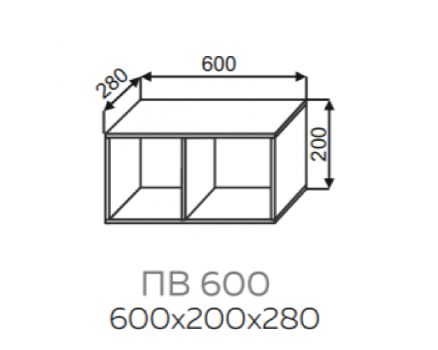 Шкаф ПВ 600