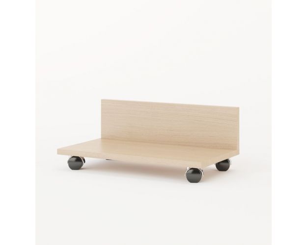 Полка выкатная под системный блок(Беленый дуб)