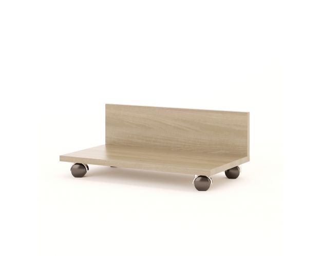 Полка выкатная под системный блок(Ясень шимо светлый)