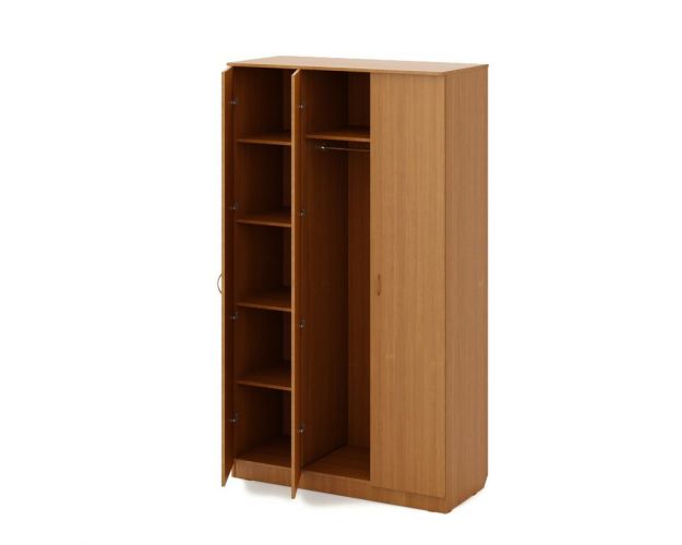 Шкаф распашной 3-х створчатый (Бук темный)