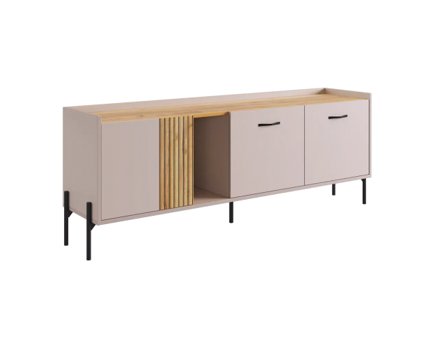 Модульная гостиная Доминика К5 кашемир / дуб крафт золотой