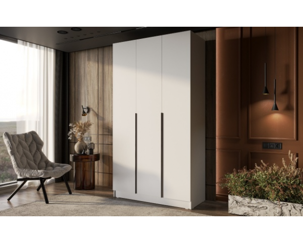 Шкаф трехстворчатый Элегант ШК-1200 белый