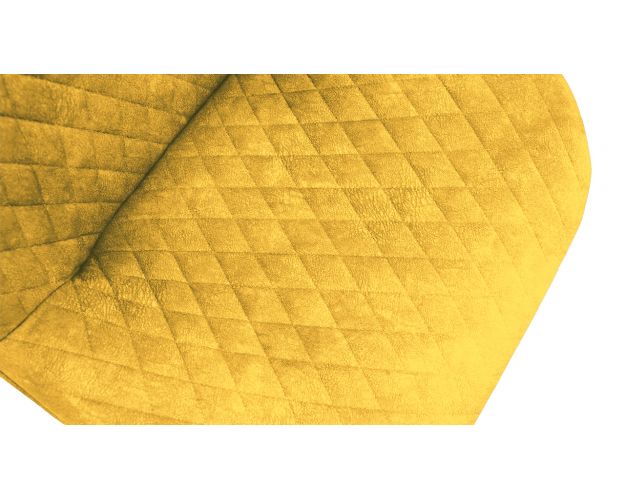 Стул «Оливер» К1С Белый/Микровелюр Wellmart Yellow
