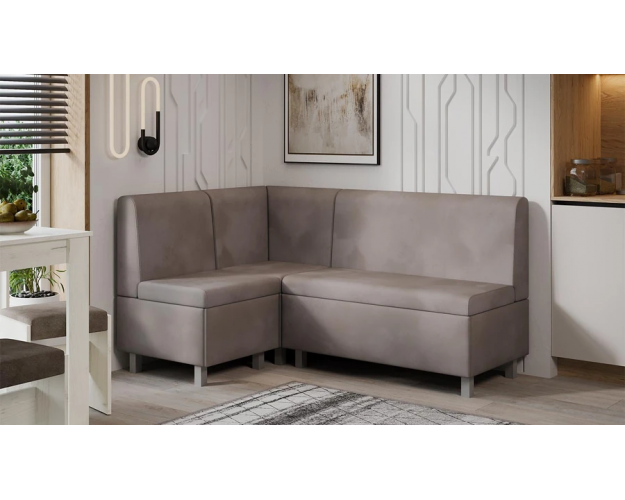 Диван угловой Каир ГН №1 исп.2 велюр Camaro 05 мокко